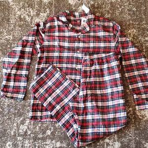 NWT Gap Mens Christmas Plaid PJs, size L